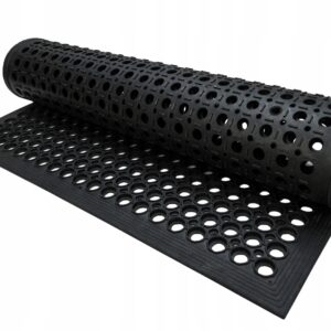 Wycieraczka materiałowa podgumowana 90cm x 150cm - szara