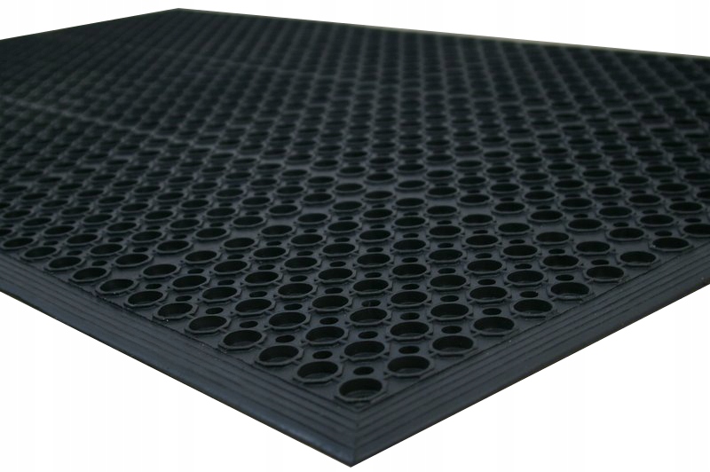Wycieraczka gumowa ażurowa z najazdem 80cm x 120cm x 14mm - obrazek 3