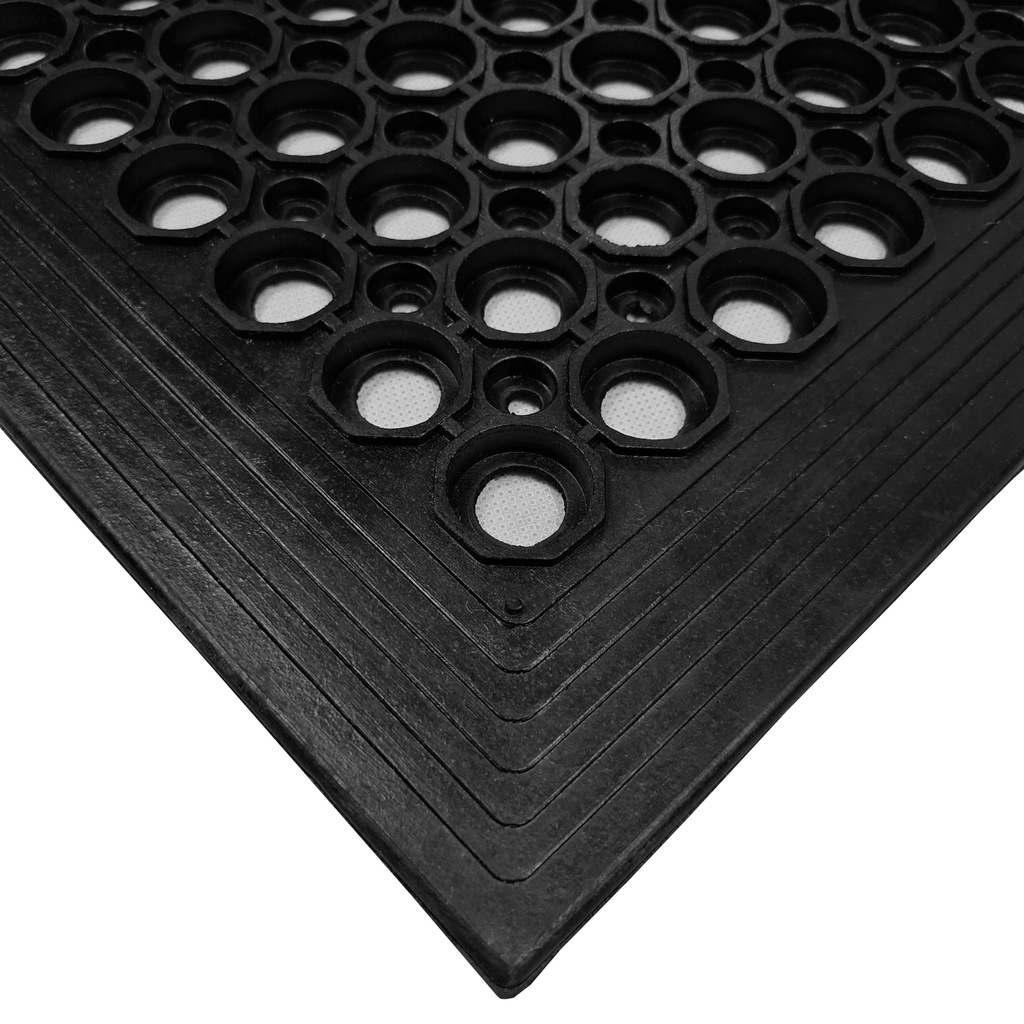 Wycieraczka gumowa ażurowa z najazdem 80cm x 120cm x 14mm - obrazek 4